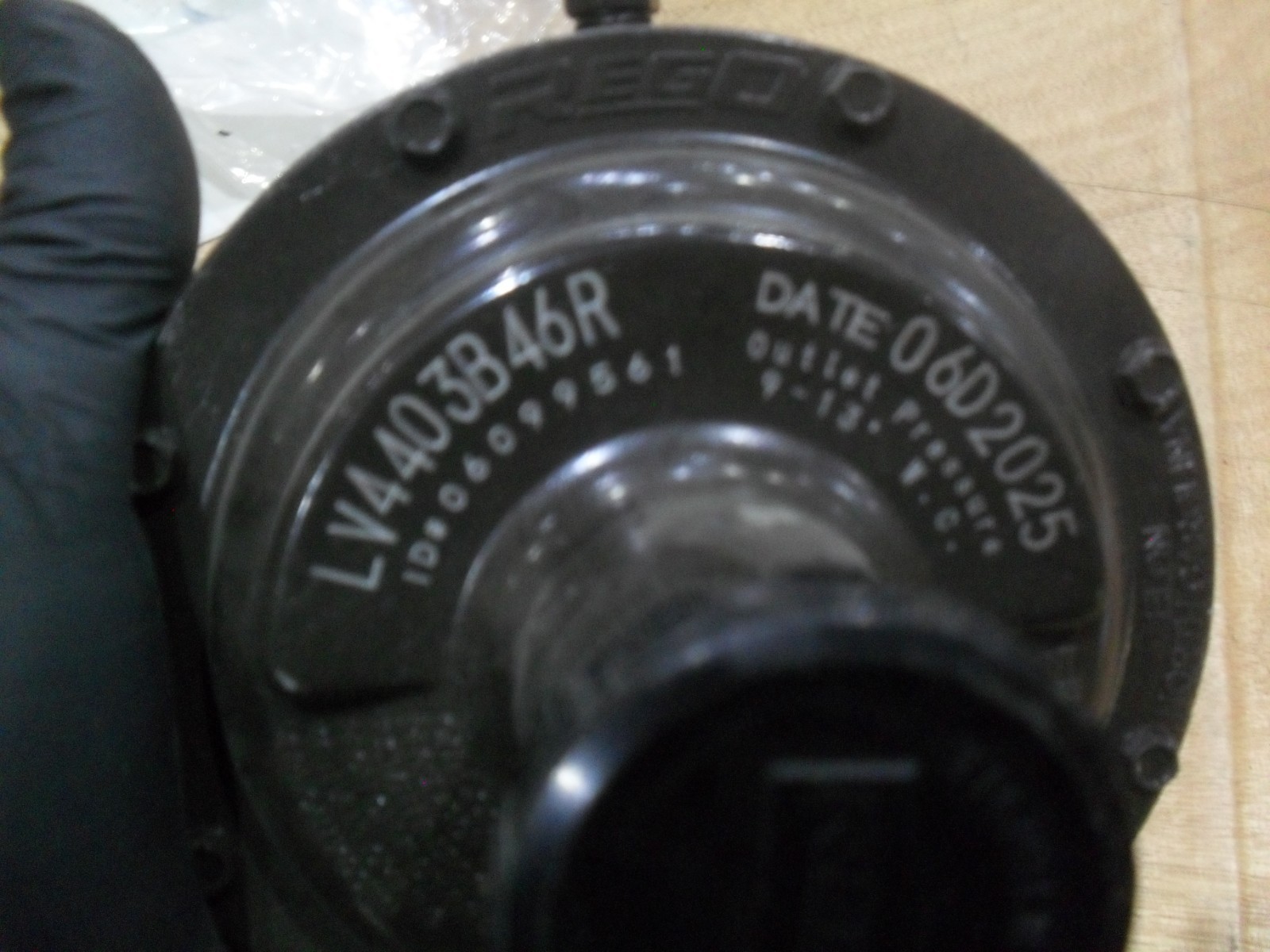 Rego LV4403B46R  2nd Stg gas Regulator BM 1/2" X 3/4" 935K 11" wc