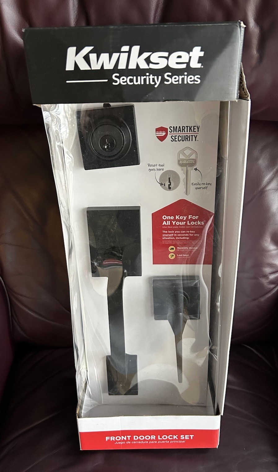 KWIKSET AMADOR x Hollis Front Entry Handleset MATTE BLACK