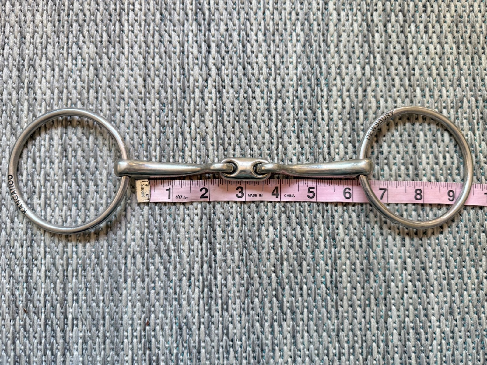 | 6" Original John Dewsburry Kangaroo Bit | Loose Ring Snaffle with Lozenge|