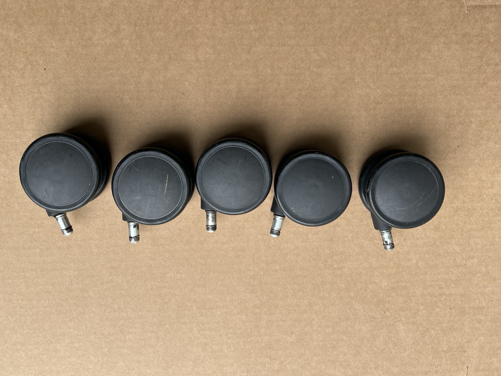 Allsteel #19 Office Chair Casters - A Set Of 5 Wheels