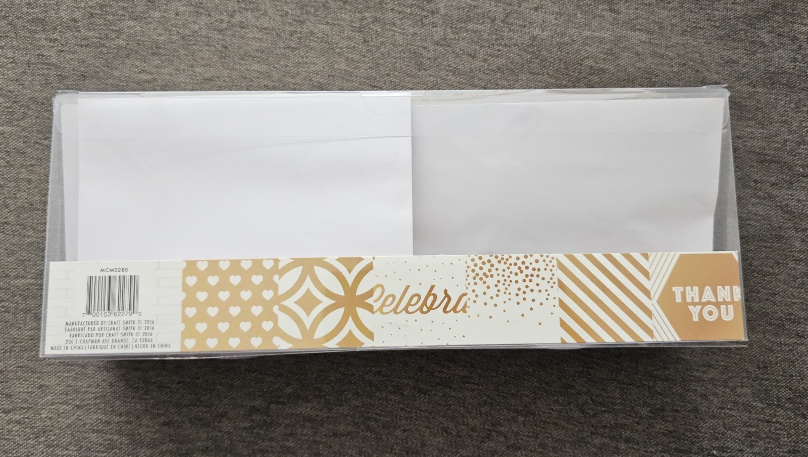 Craft SmithGold Foil Cards and Envelopes 60 Sets, Multiple designs