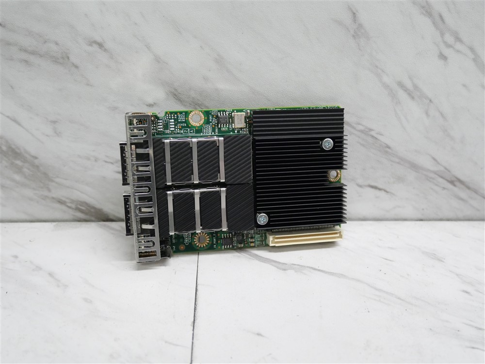 Set of 4 Intel PBA G52882-351 D3A 3BS6GIB0050 2x1GbE Dual Port QSFP Riser Card
