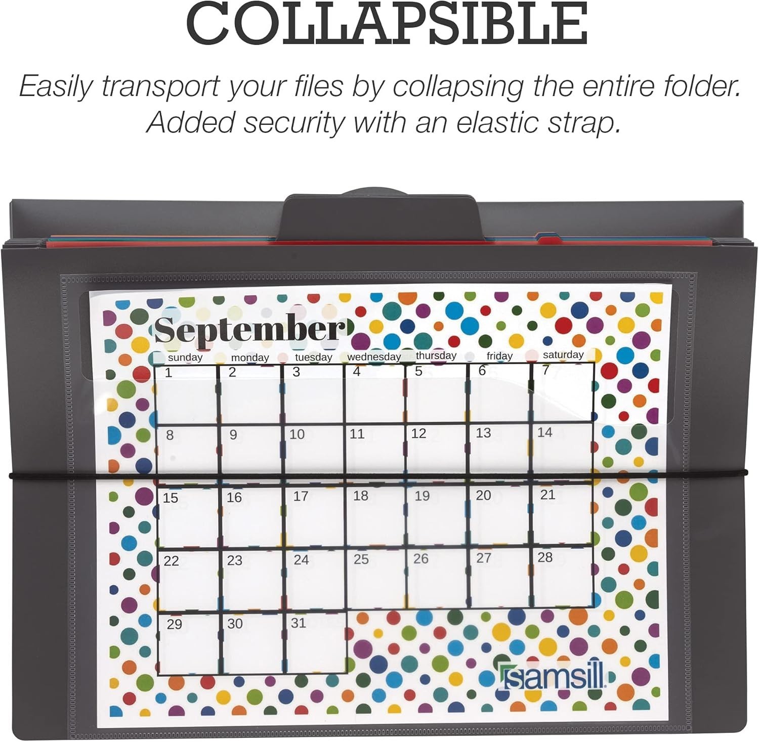 Cascading Wall File Organizer Classrom Organization & Storage 6 Removable Poly