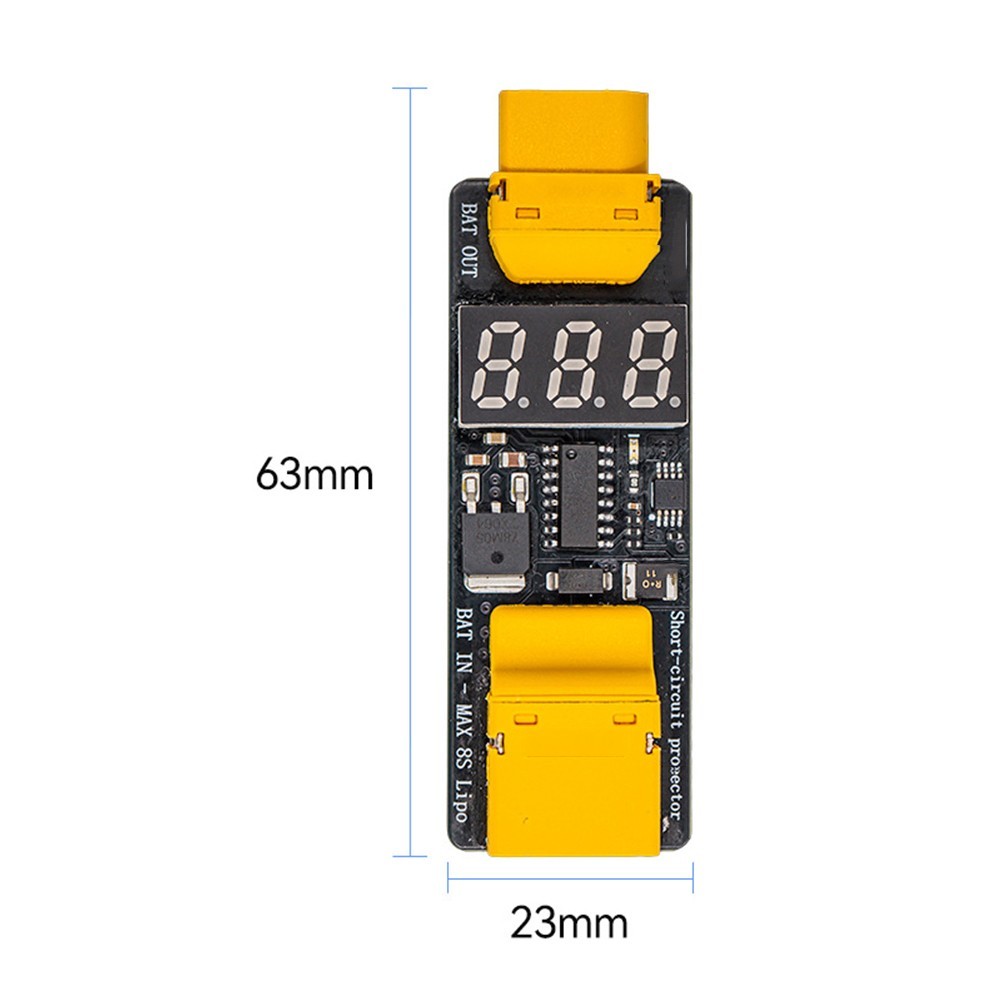 Battery Flight Controller Short Circuit Protection Module with 2A Current Limit