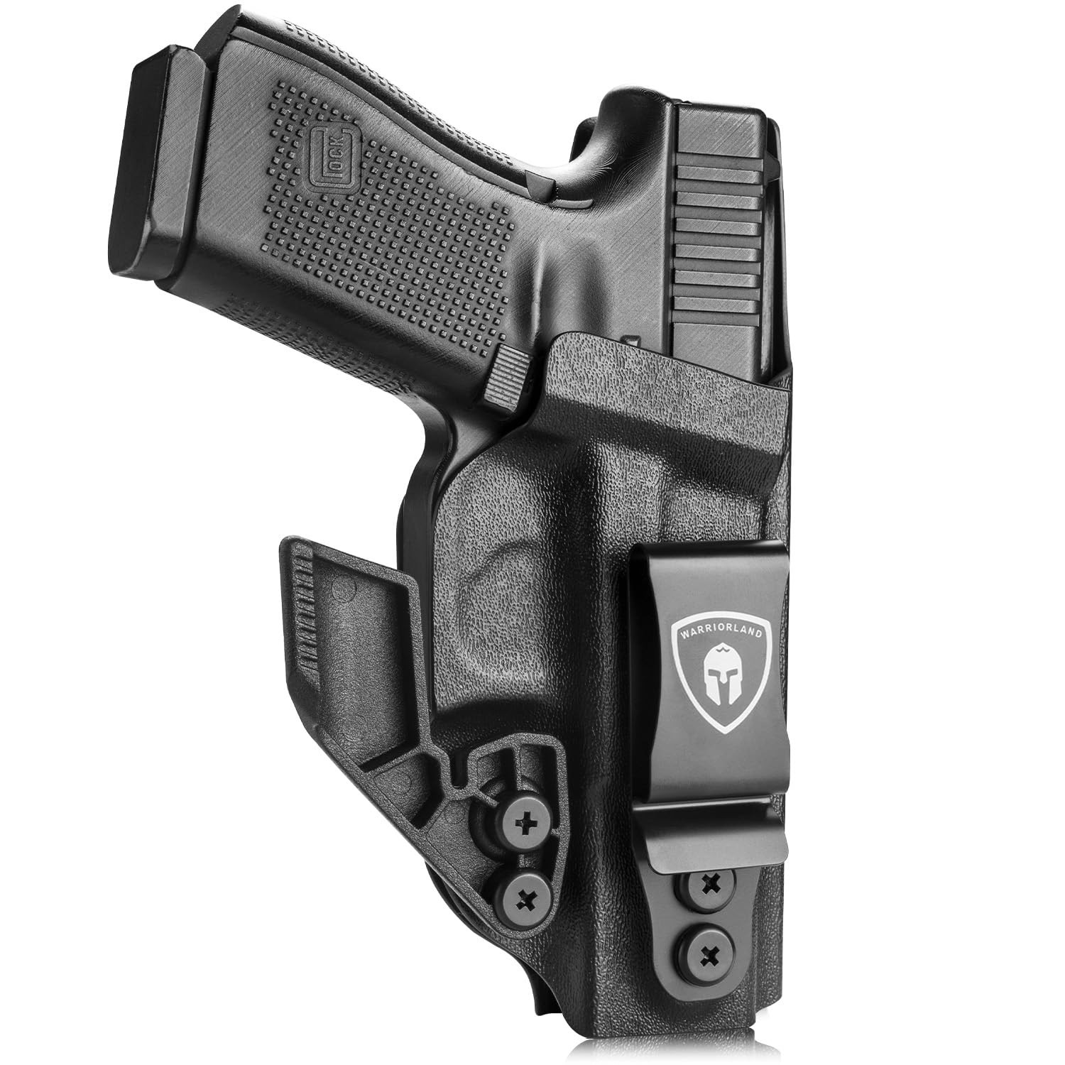 IWB Kydex Holster w/Claw Fit G19/19X/44/45 Gen 3-5 & G23/32 Gen 3-4, Adj. Rid...