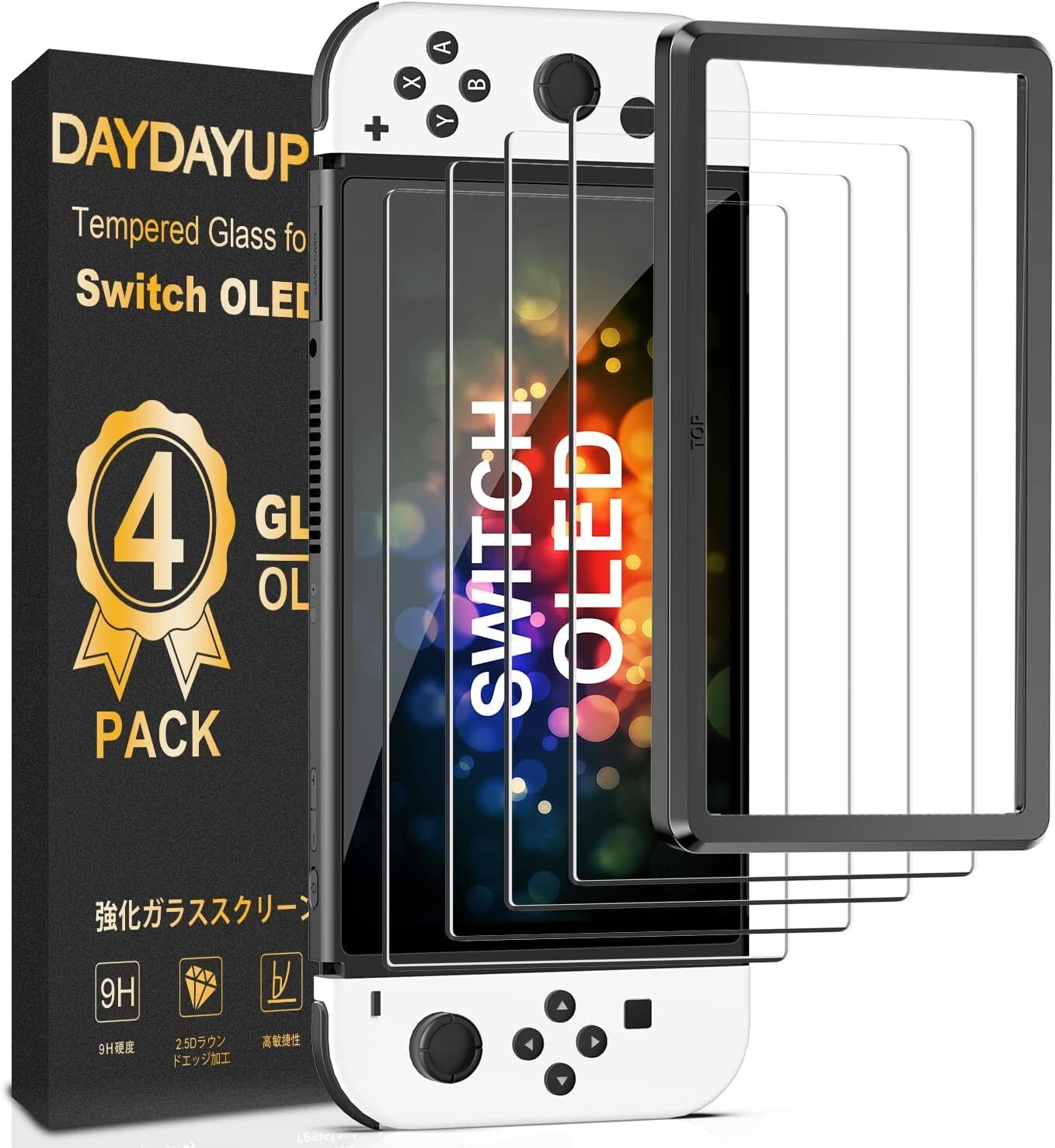 Tempered Glass Screen Protector with Alignment Frame and Scratch Resistance