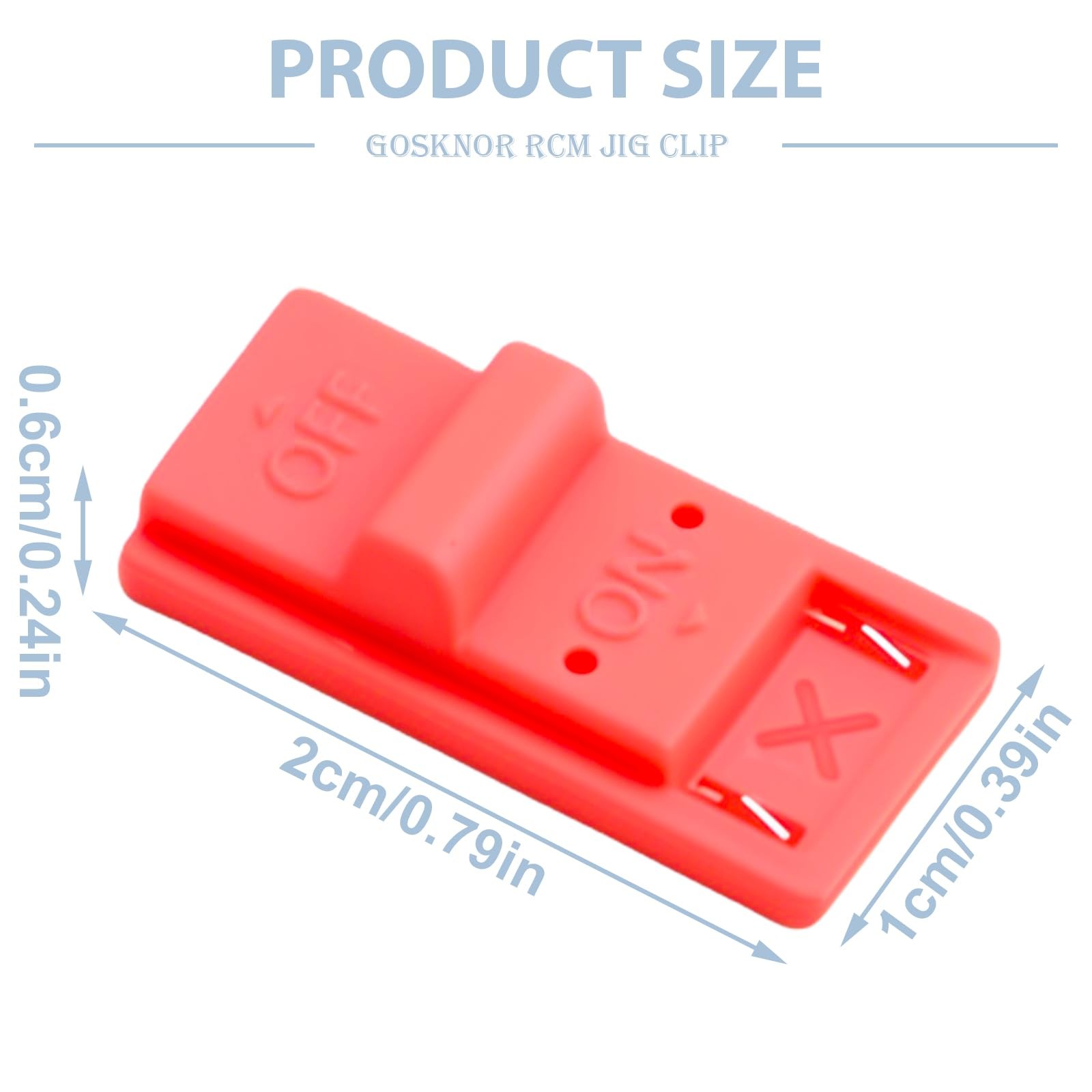 RCM Jig Clip for Switch Loader - Short Circuit Tool for Recovery Mode