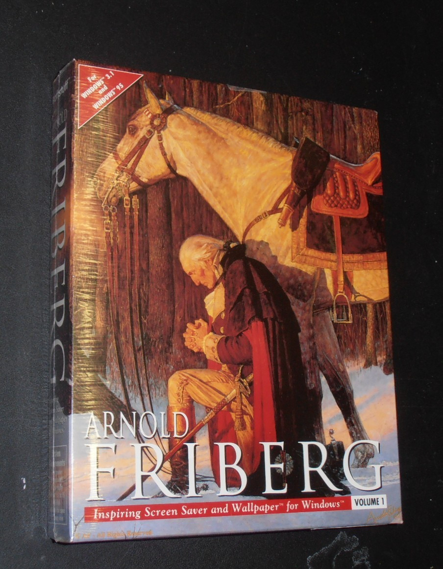 Arnold Friberg Screen saver and Wallpaper  (PC, 1996) Factory Sealed