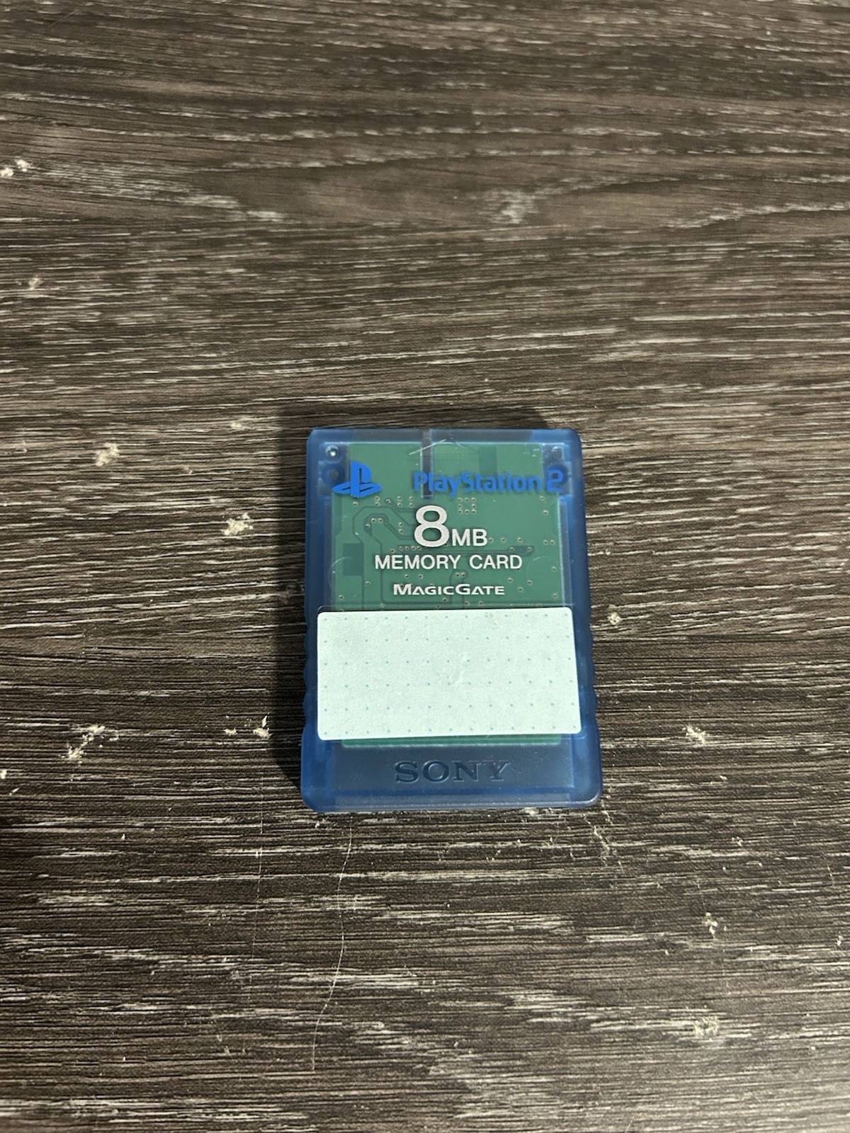Genuine Sony Playstation 2 PS2 MagicGate 8MB Memory Card SCPH-10020 Island Blue