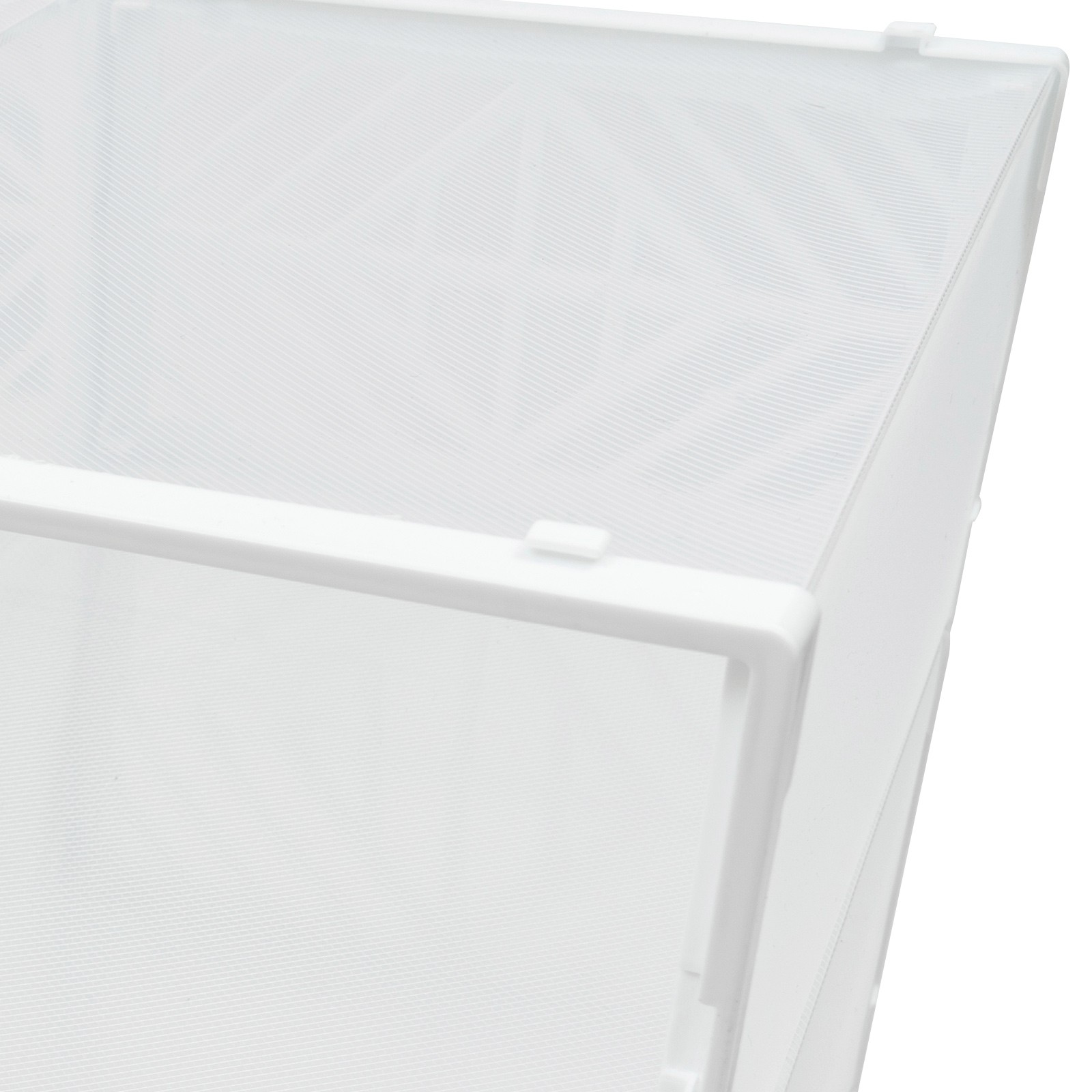 20* Stackable Shoe Storage Box Durable Plastic Sneaker Display Case Organizer