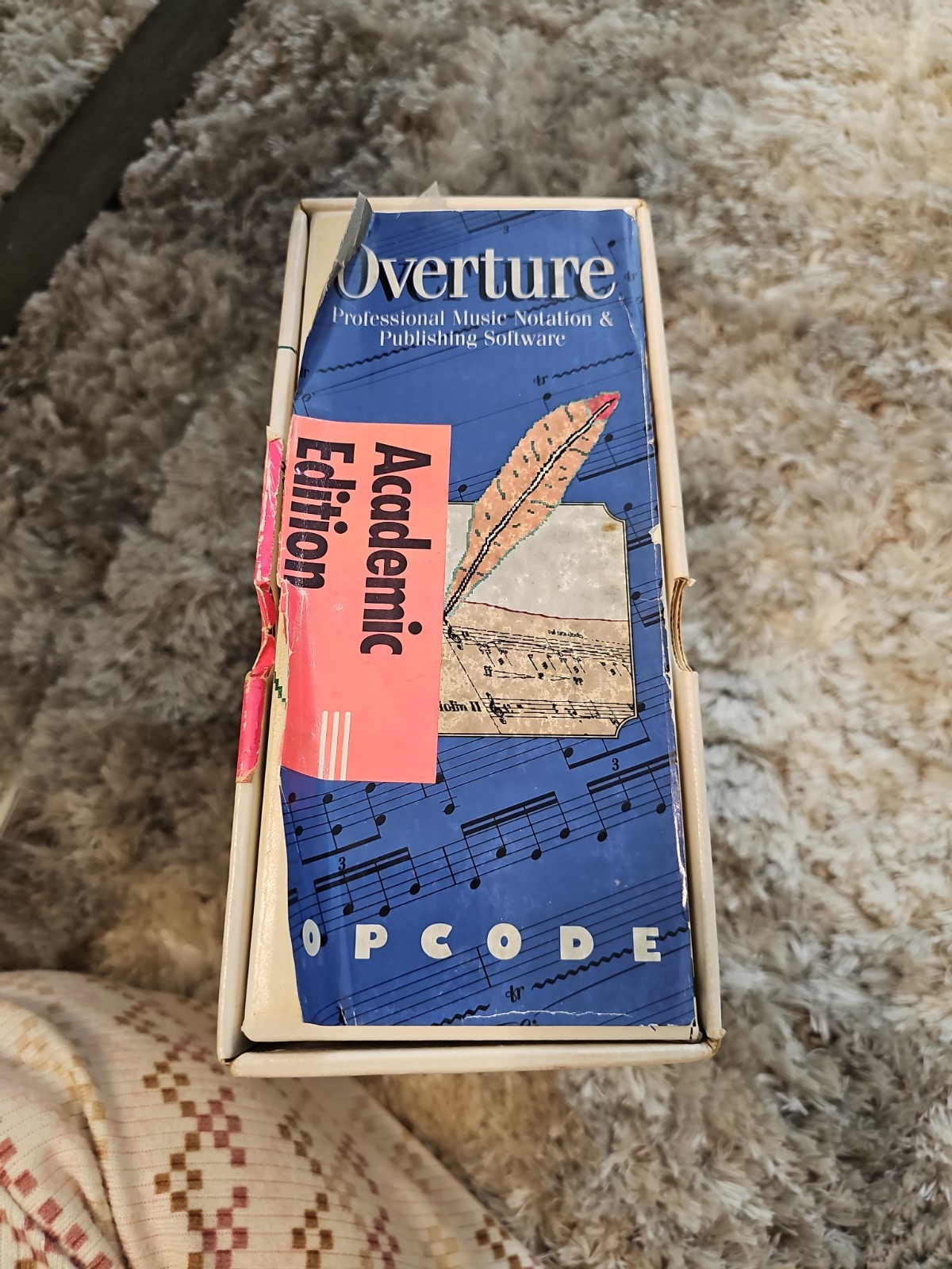 Opcode Overture Academic Edition Box Set Manuals Disks Vintage Music Software