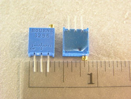 5 Bourns 3296W-1-202 2K 10% Top Adj Trimmer Potentiometers