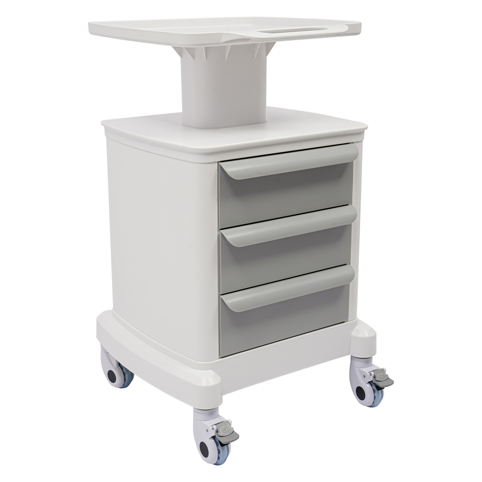 Professional-Grade 3-Drawer Utility Cart on Wheels - Trolley Cart w/ 3 Drawers