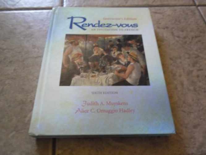 Rendez-Vous: An Invitation - Hardcover, by Amon Evelyne;Hadley Alice - Very Good