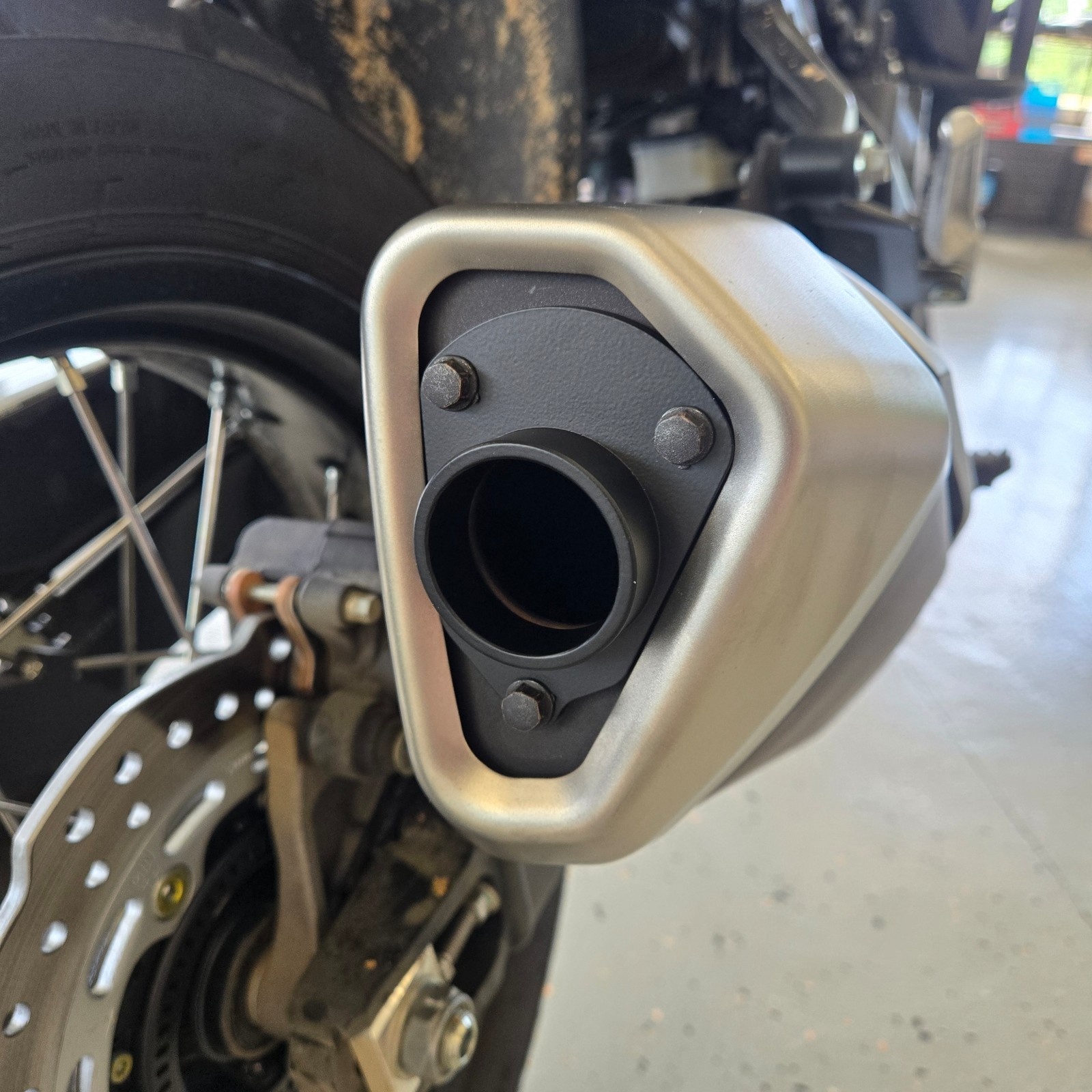 Exhaust Tip Honda Transalp XL750 / CB750 Hornet 23+ by 3D Cycle Parts
