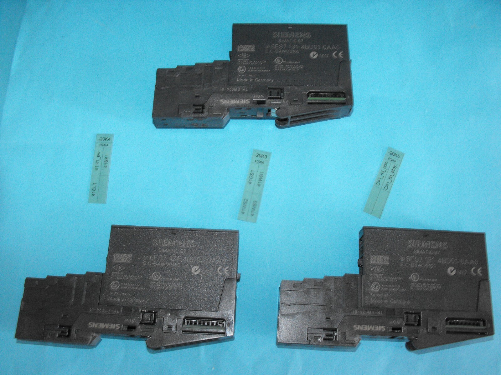 Siemens 6ES7131-4BD01-0AA0+TM-E15C24-01 Terminal Module.USED