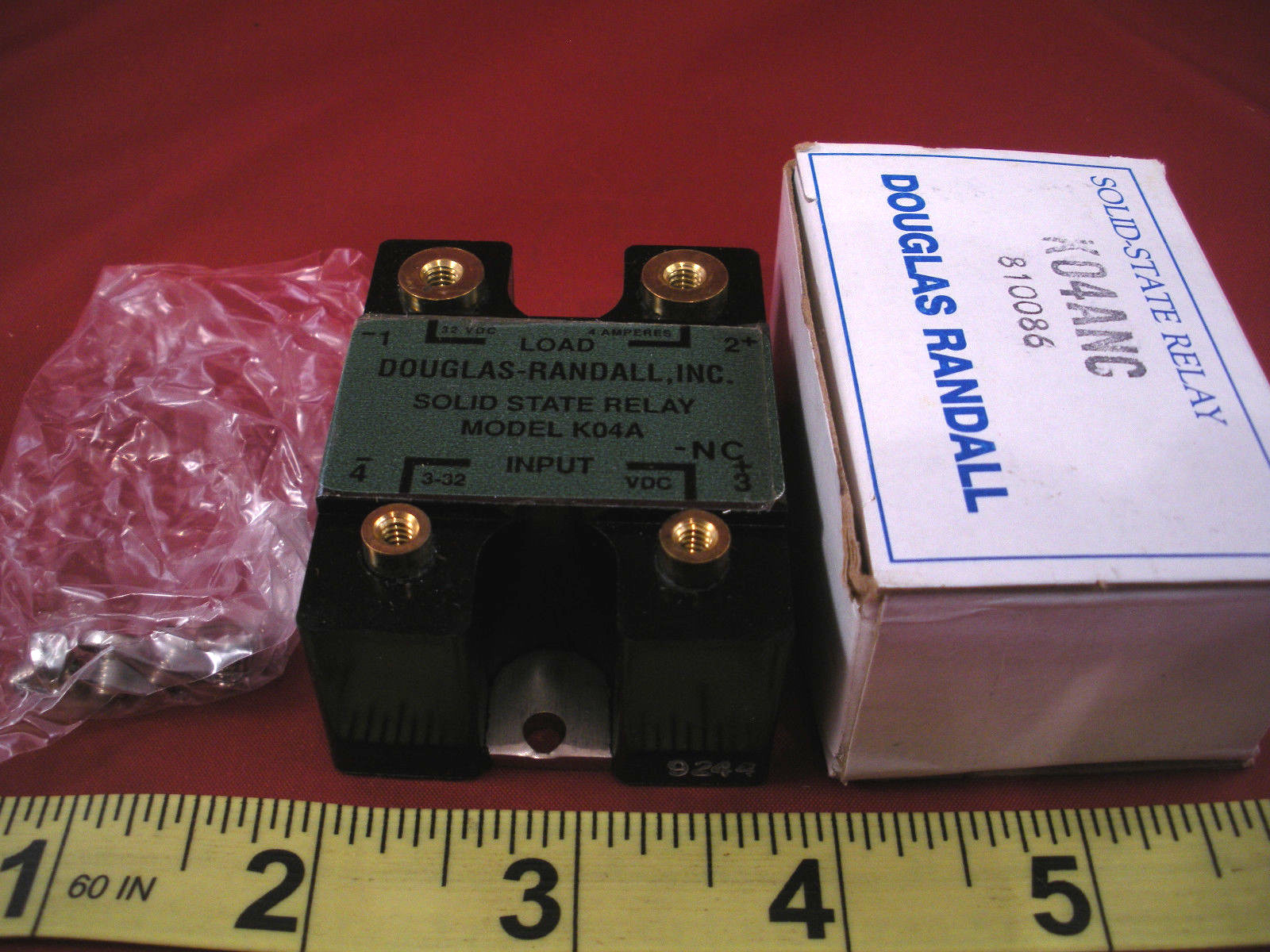 Douglas Randall K04ANC Solid State Relay Output 32v dc 4a 4 amp Input 3-32v K04A