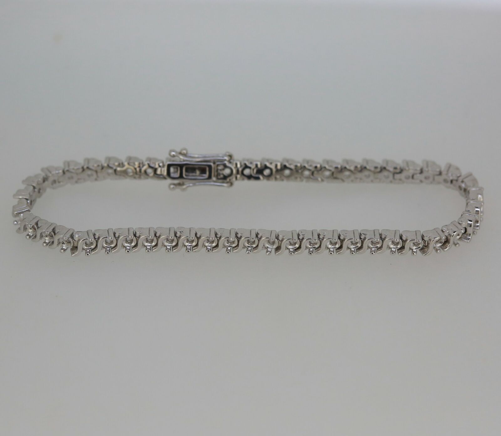 Sterling Silver Tennis Bracelet Semi Mount Setting Round RD 2.5x2.5mm
