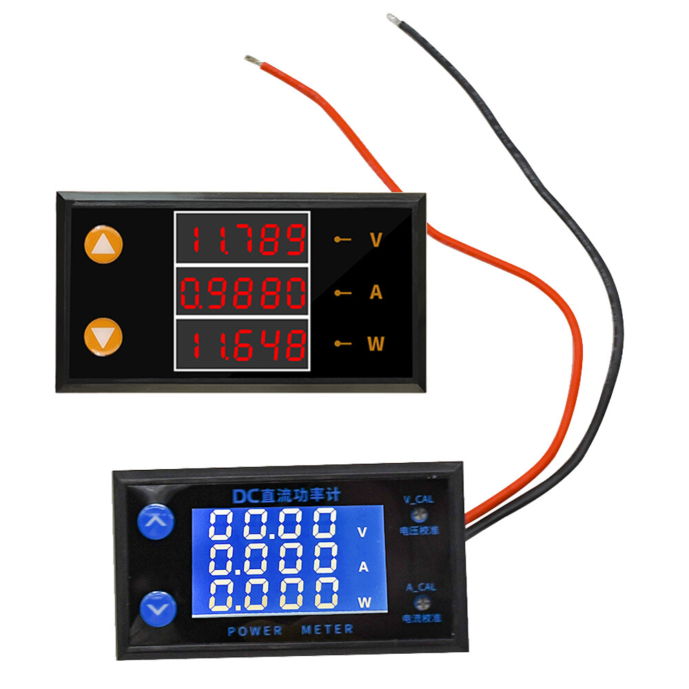 DC0-200V 10A Range 4/5-bit LCD/LED High Precision Voltage Current Power Tester