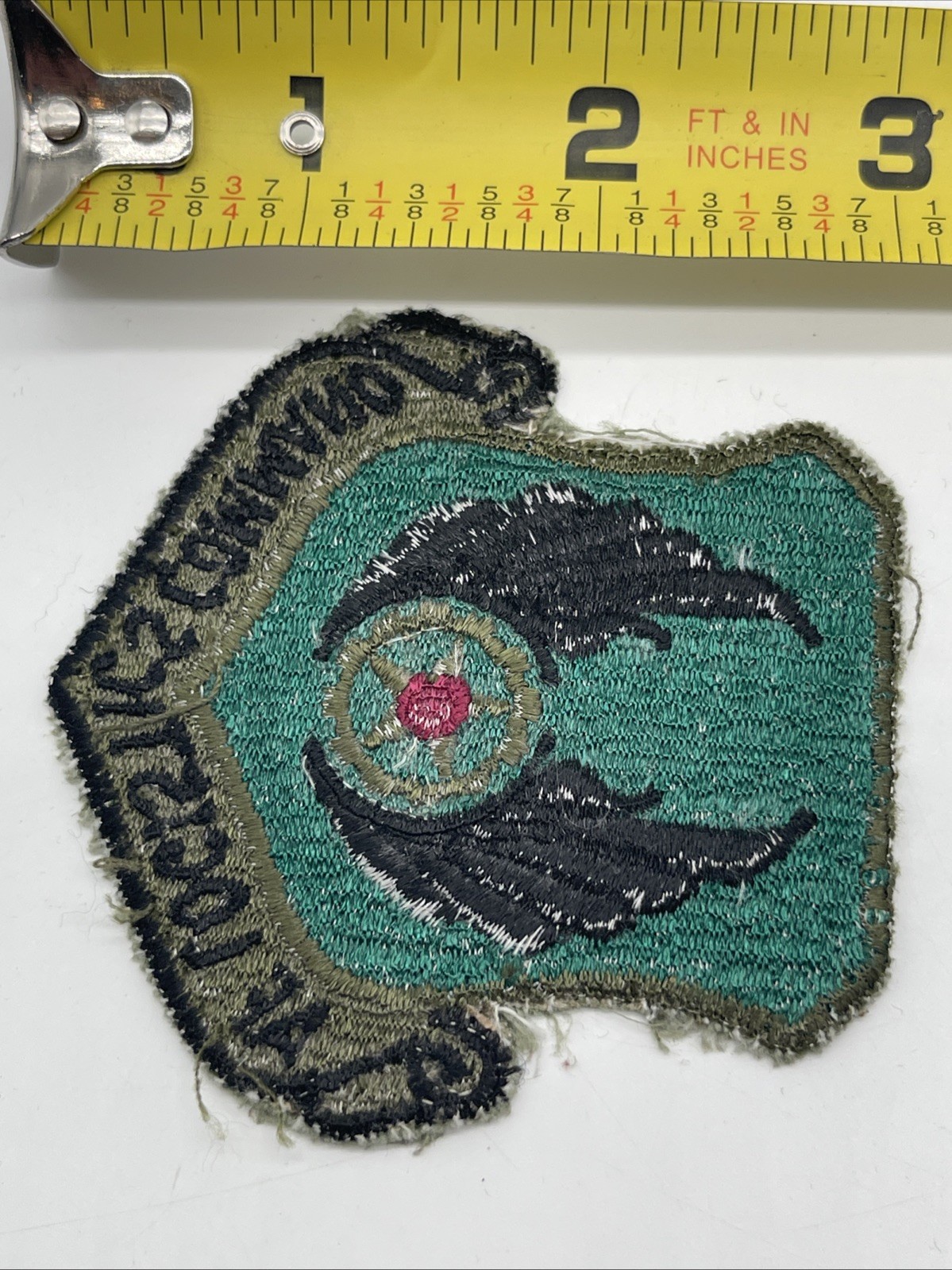 U.S. Military USAF AF Logistics Command Patch Insignia Cut Edge Subdued Sew On