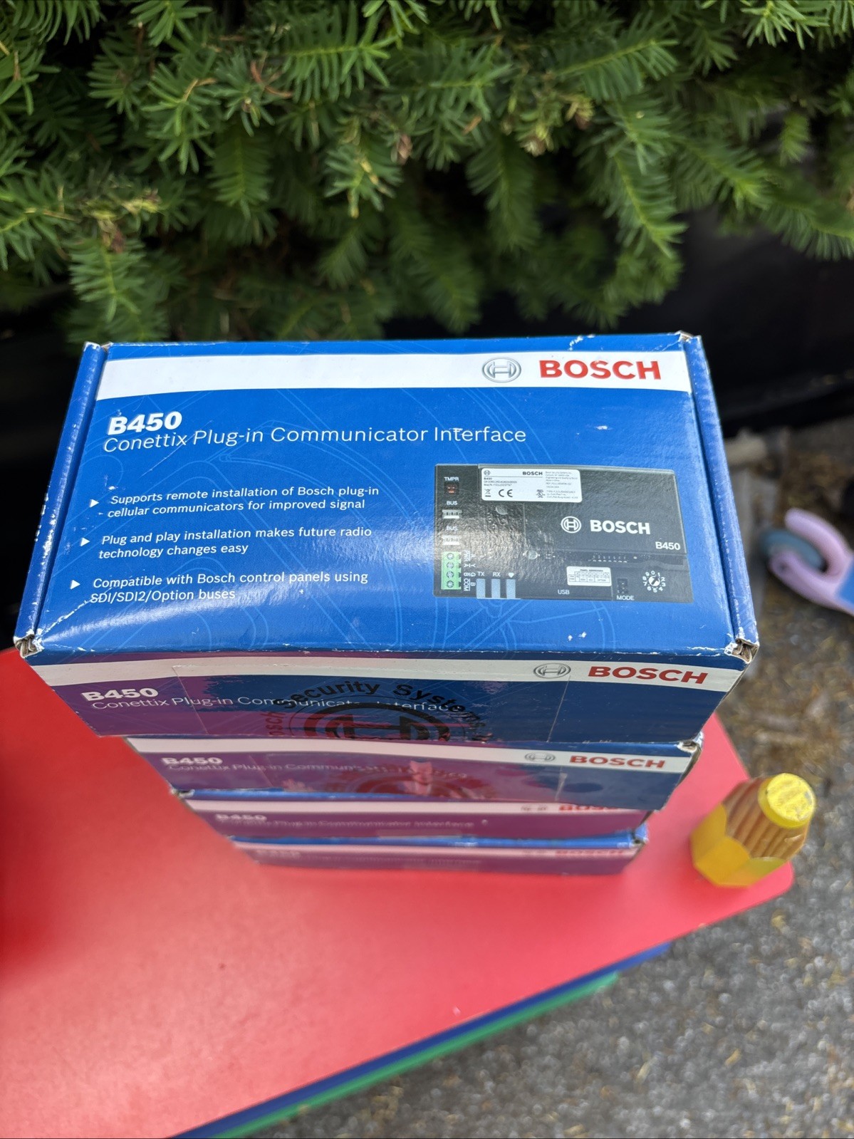 Lot 4 Bosch B450 Conettix Plug-in Communicator Interface - NIB New