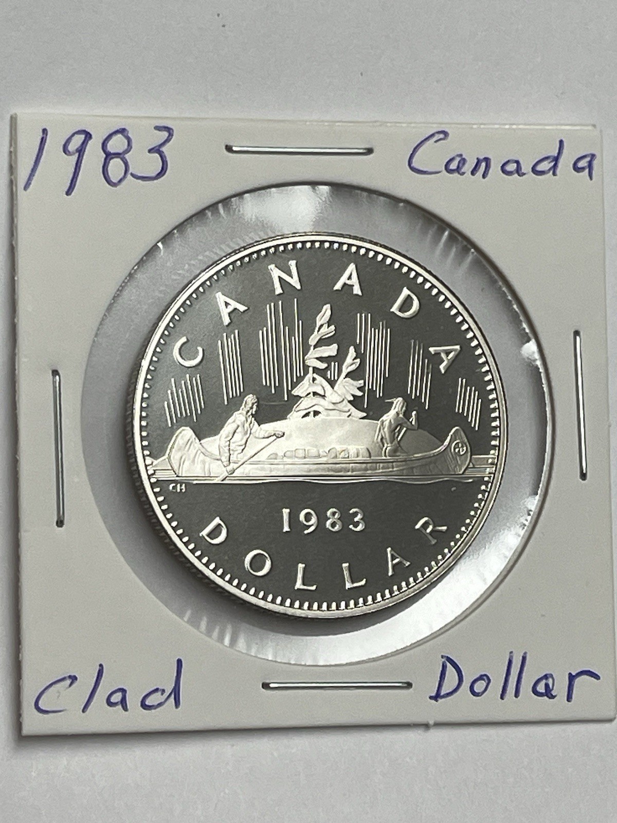 1983 Canadian Dollar Proof Like Coin Uncirculated Original Vintage Coin UNC