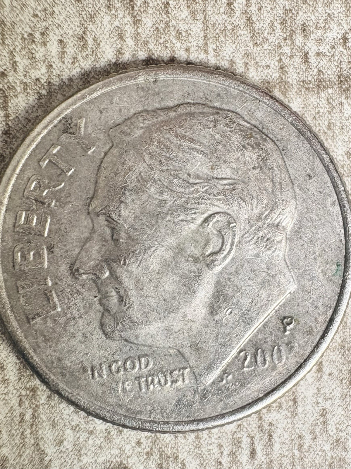 RARE 2002-P Roosevelt Dime 10C Philadelphia Business Strike Copper KM# A202