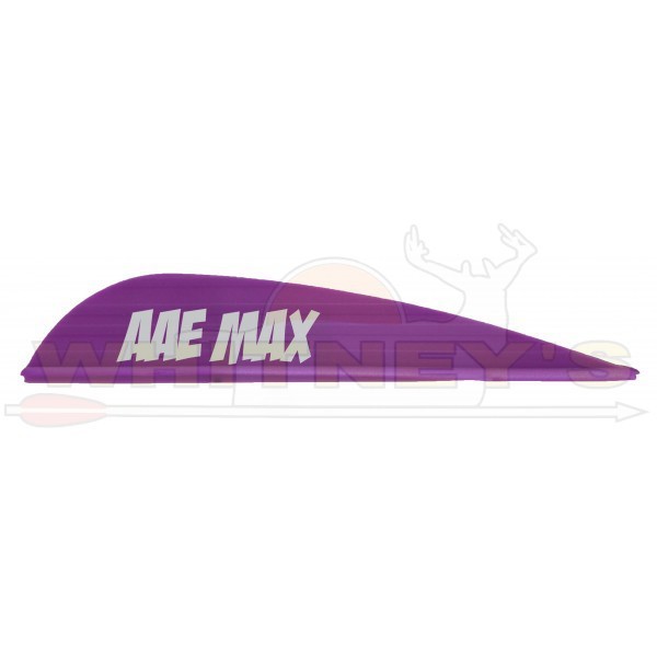 AAE Archery Max Stealth Vanes - Purple - 50pk - MSPR50