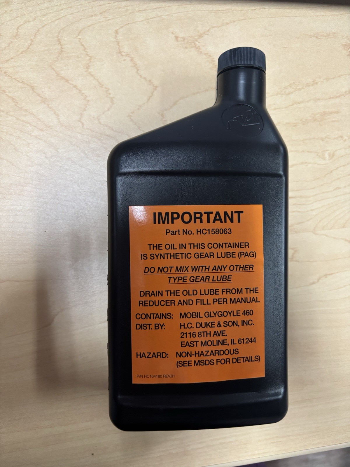 Electrofreeze HC158063 Gear Oil Synthetic OEM Genuine Replacement Parts