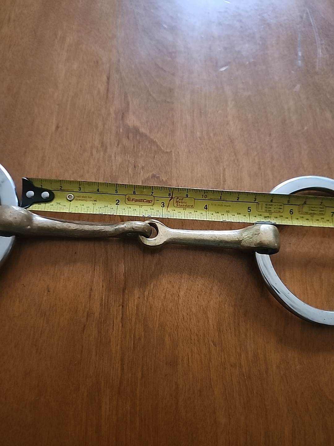 O-Ring Copper Snaffle Bit Unbranded 5"