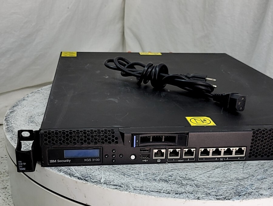 IBM XGS 3100 5122 M Network Security Platform SEE NOTES
