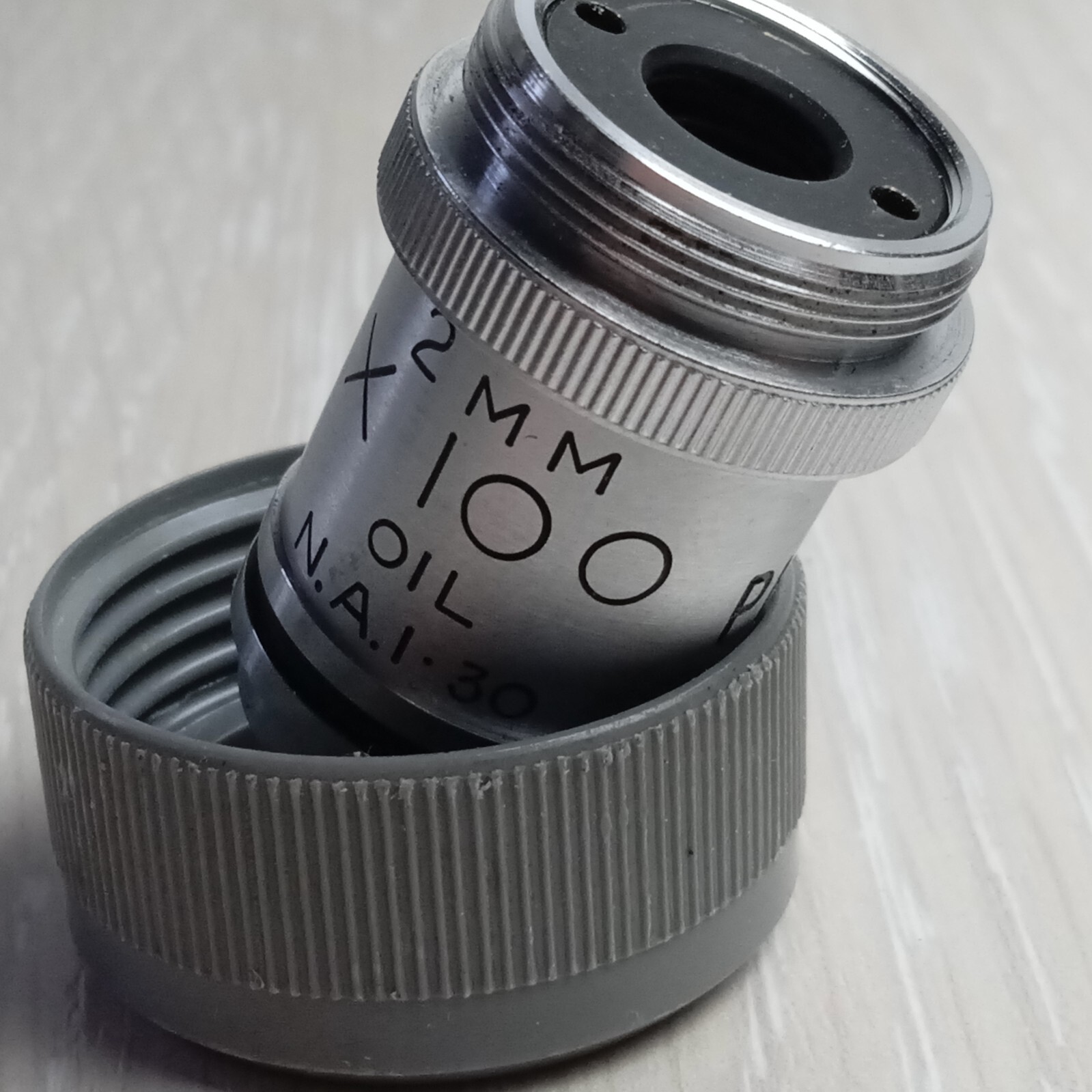 MICROSCOPE OBJECTIVE Lens 100x PH3 N.A. 1.30 OEL 2MM GZ #0185