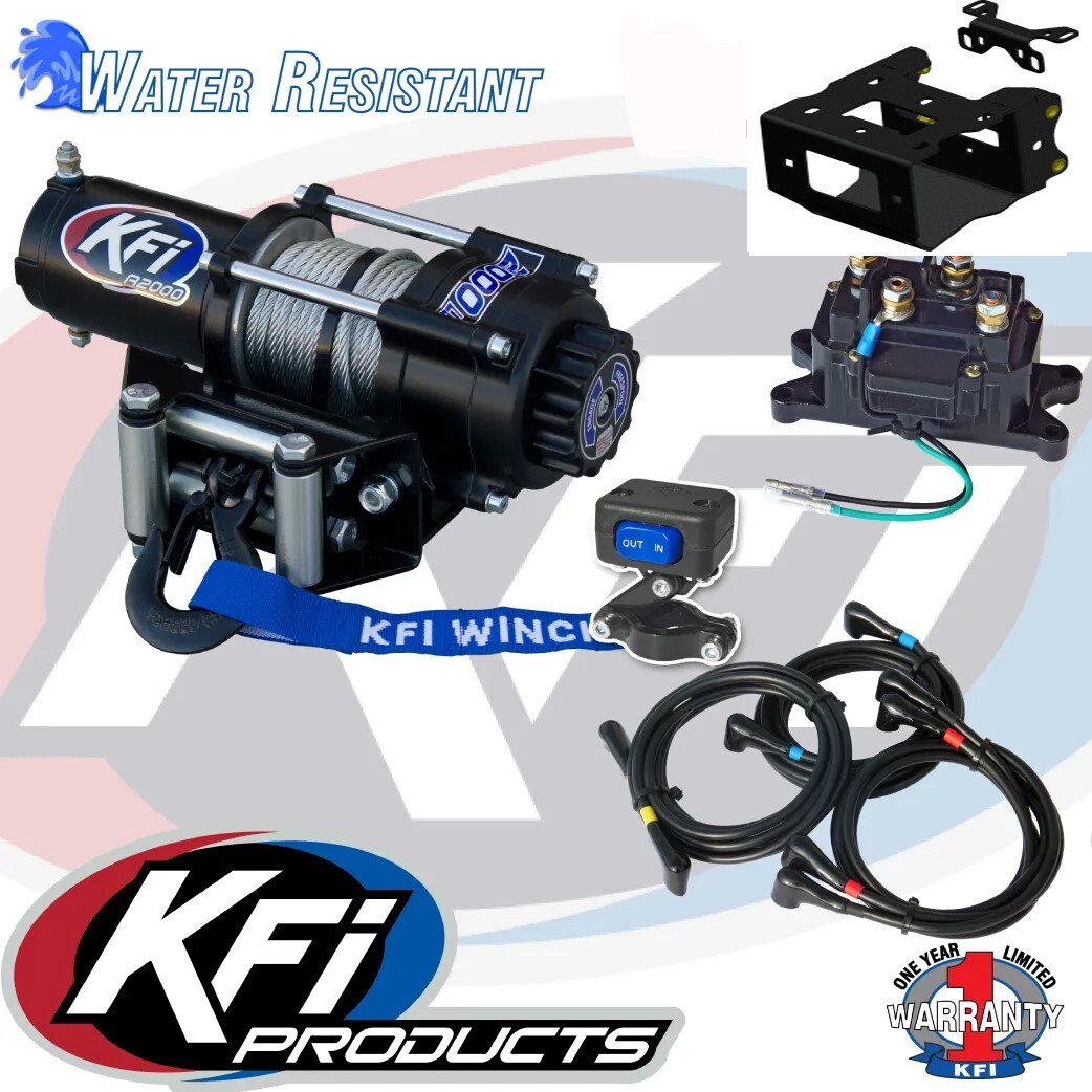 KFI WINCH 2000 LBS AND MOUNT KIT W MOUNT POLARIS 15-24 SPORTSMAN 1000 XP TOURING