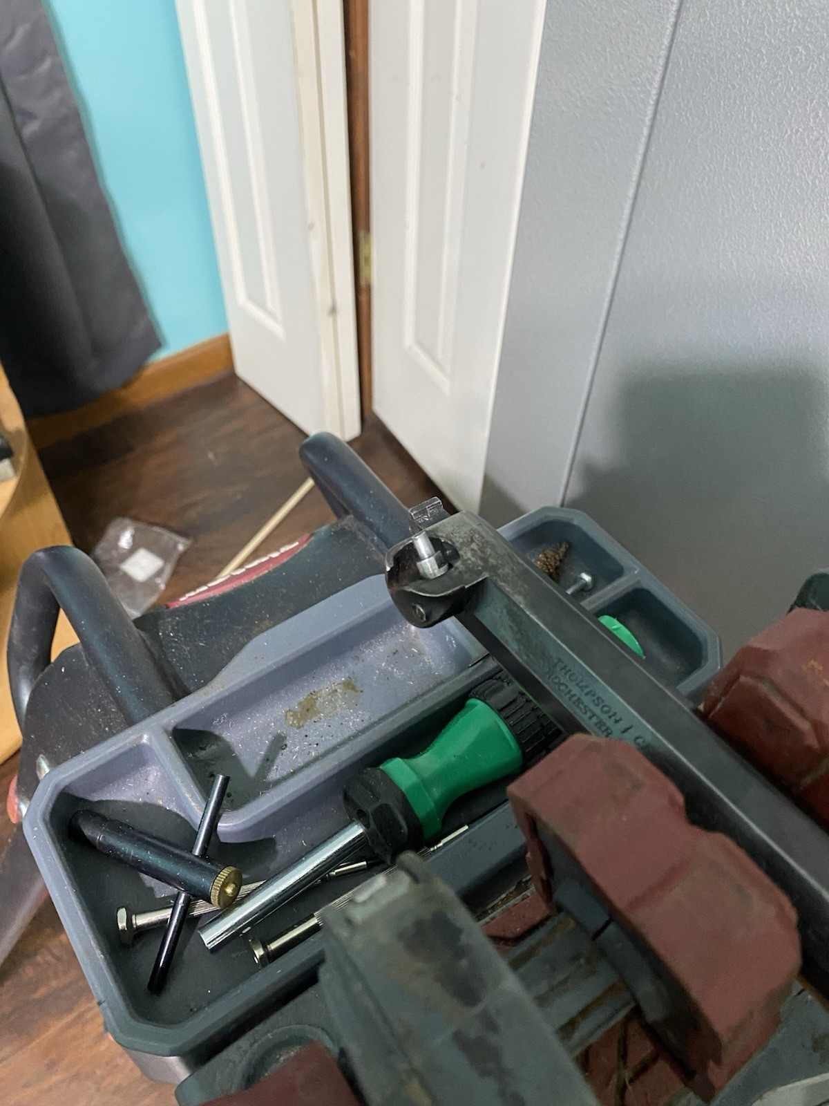 50 Caliber Thompson Center Muzzleloader with Hickory Ramrod.