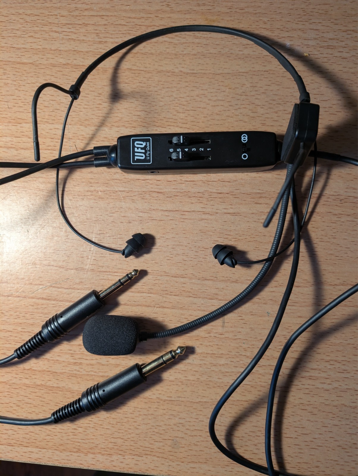 In-ear  aviation headset UFQ L-1 U Fly Quiet