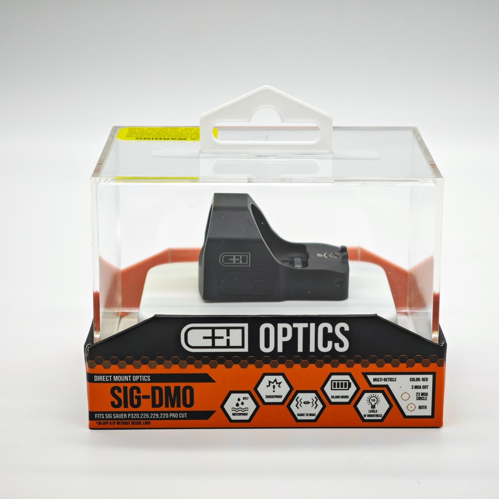 C&H Optics SIG-DMO Precision Micro Multi Reticle 3MOA Red Dot Sight Direct Mount