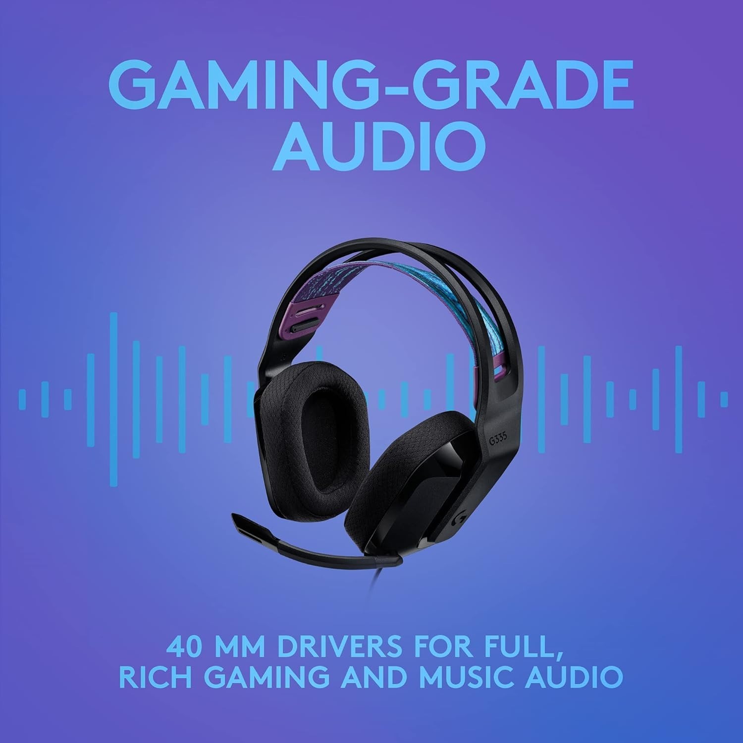 Logitech G335 Lightspeed 3.5mm Gaming Headset - Black