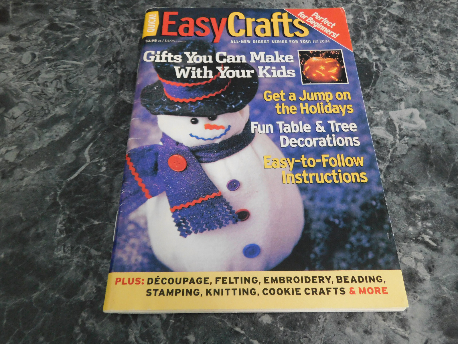 Quick Easy Crafts Magazine Fall 2004 Halloween
