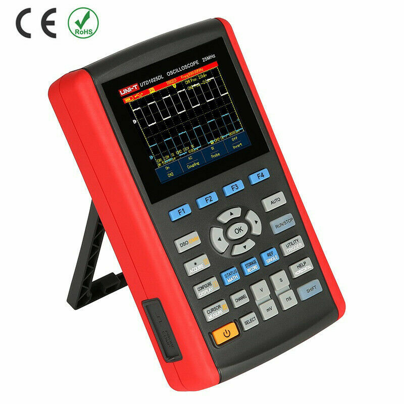 UNI-T UTD1025DL Handheld Digital Oscilloscope Trigger types: Edge, Pulse, Vid ✦K