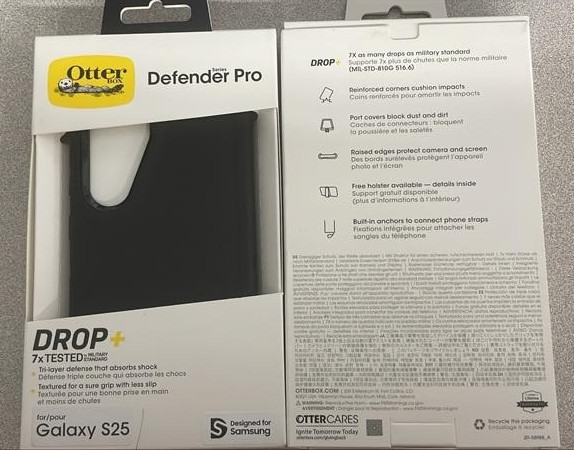 Otterbox Defender Pro Series Case for Samsung Galaxy S24 / S25 Black