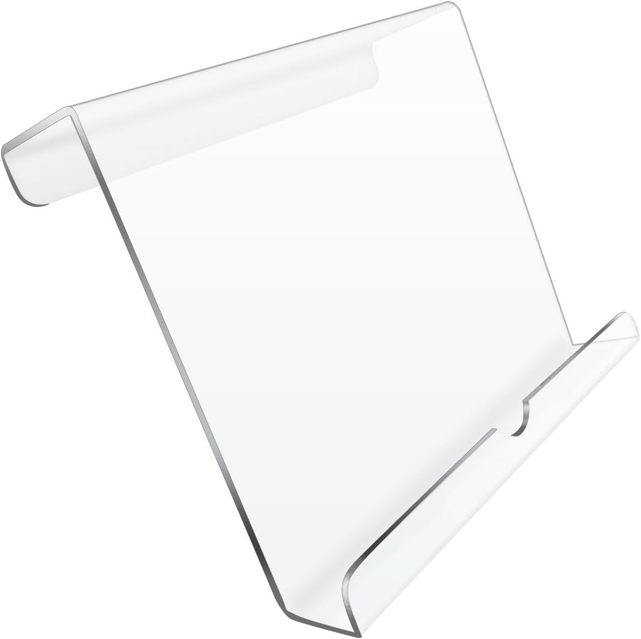 Treadmill Tablet Holder Exercise Bike Reading Stand Acrylic Book Clear Magazines