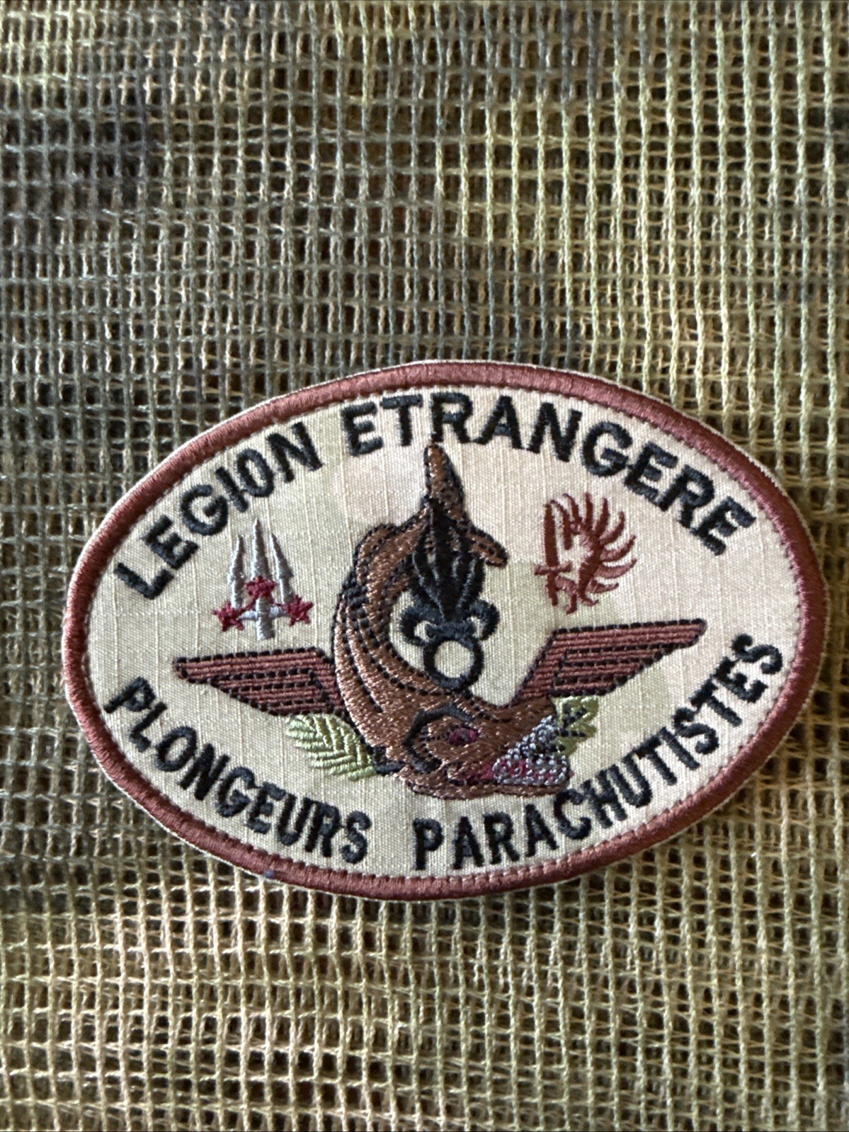 French Foreign Legion Entrangere Plongiers Parachutistes- Desert Camo