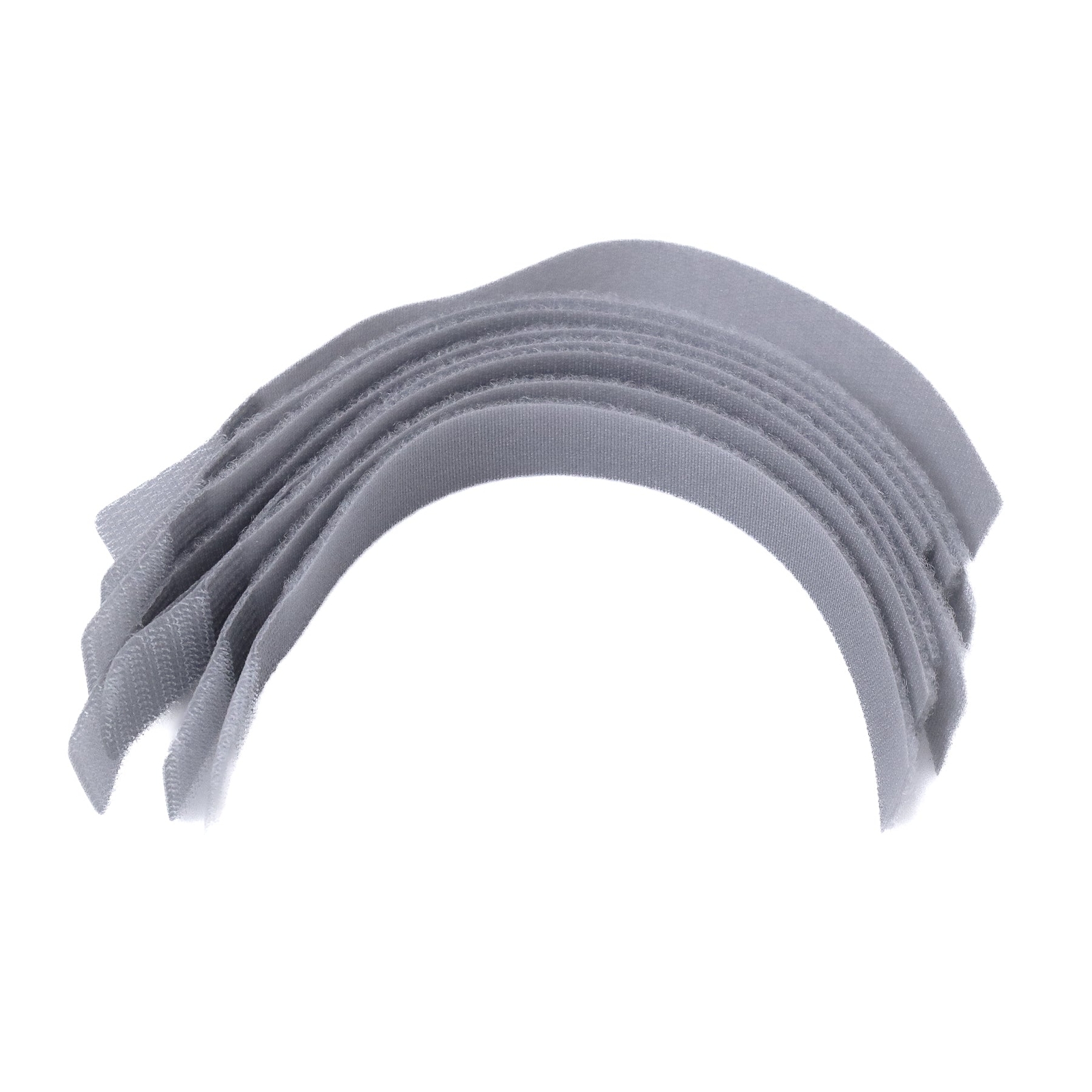 KAT Gray Hook & Loop Cable Tie Down Straps for Rack Wiring for KT4 Drum Kit