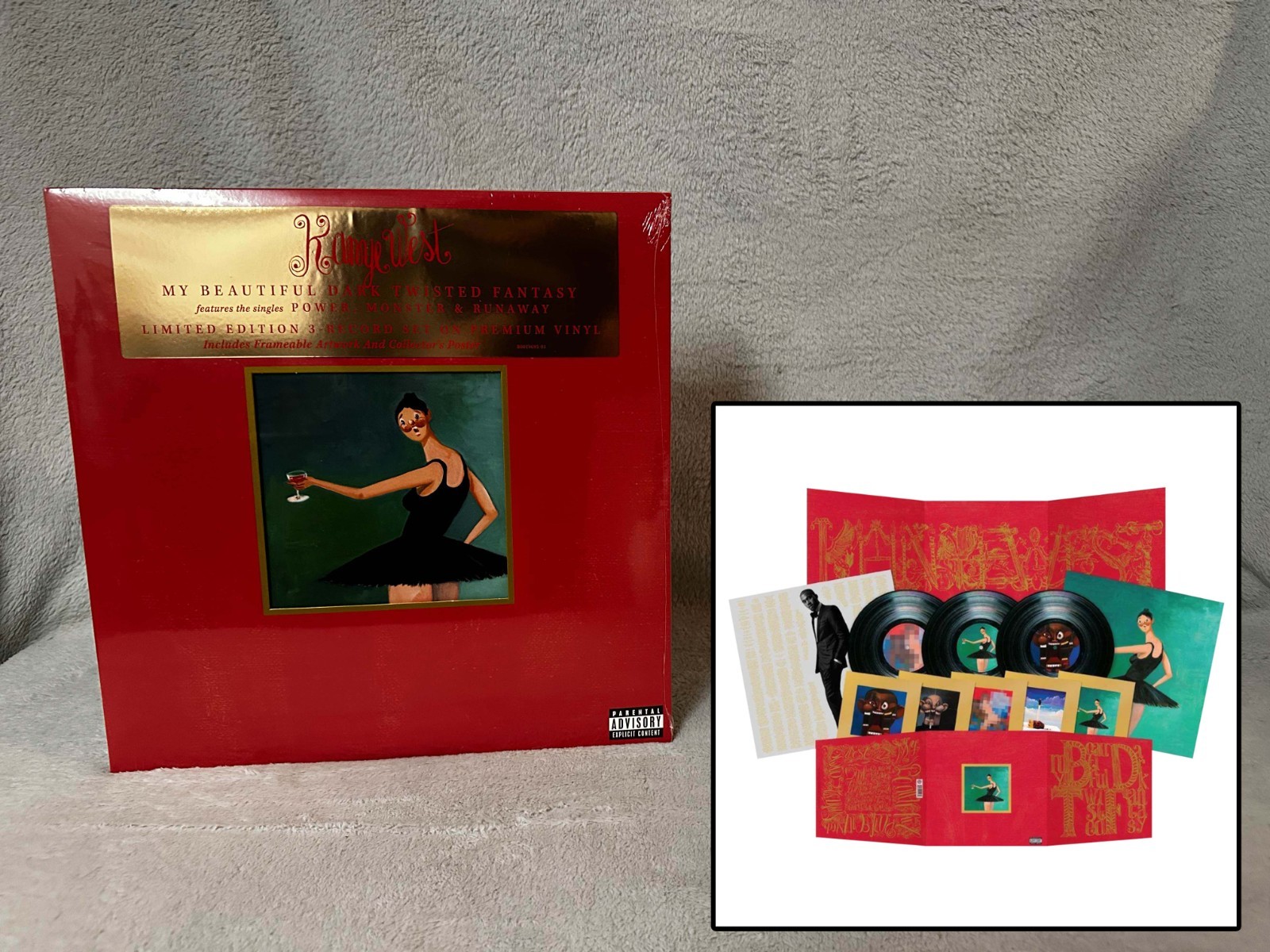 My Beautiful Dark Twisted Fantasy • Kanye West • NEW/SEALED Limited Vinyl Record