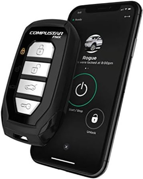 S 4-Button 2-Way, 3000' Remote Start System w/Drone X1LTE