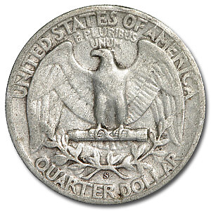 1944-S Washington Quarter Good/VF