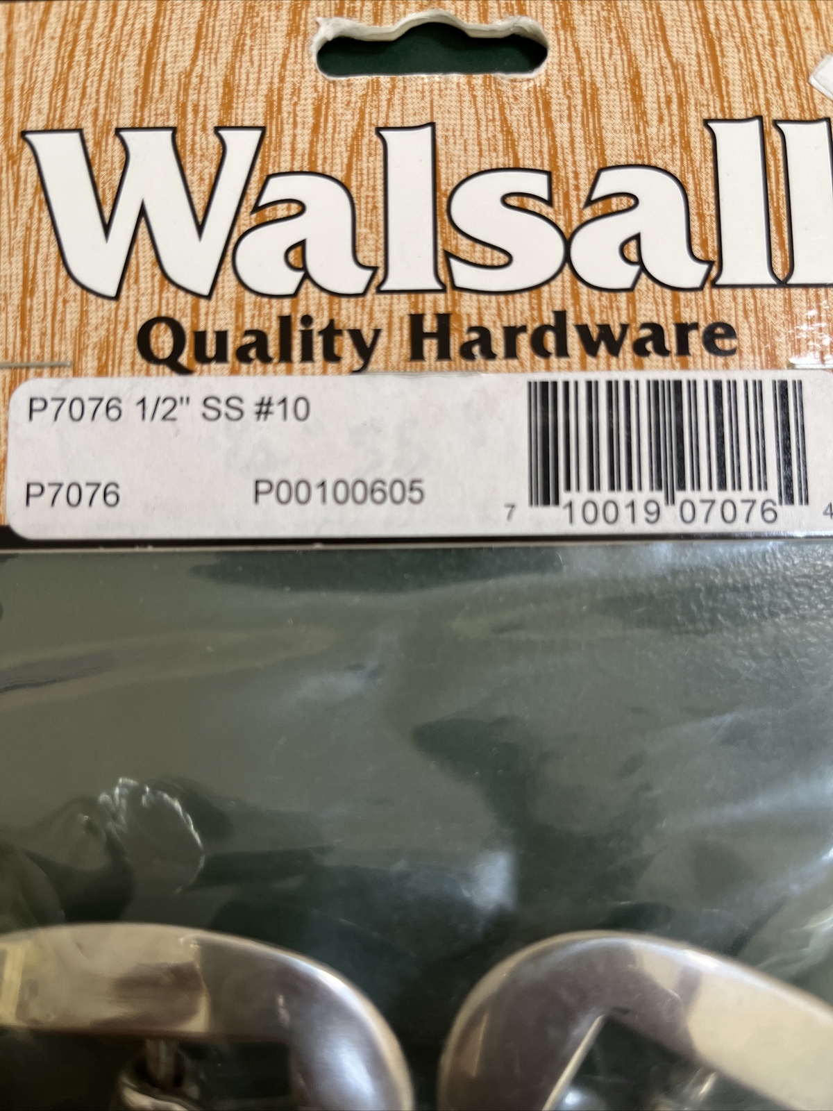Walsall quality hardware 1/2” BKL #10