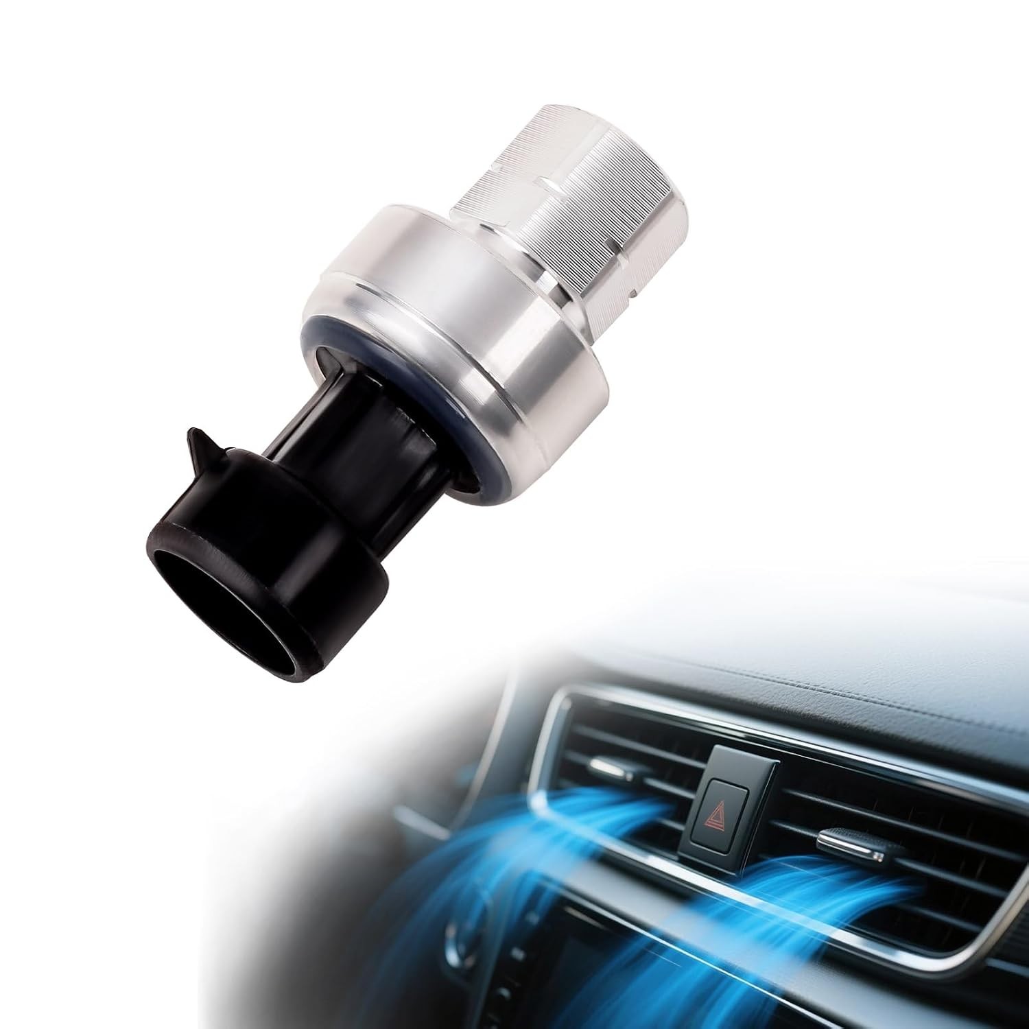 Upgraded 13587668 A/C Pressure Sensor Switch for Chevy GMC Bu-ick Ca-dillac | Fi