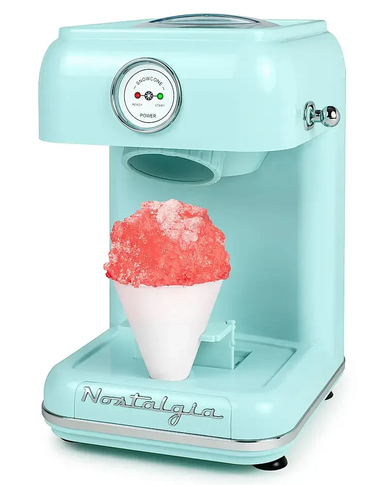 Nostalgia CLSC1AQ Classic Retro Single Countertop Snow Cone Maker