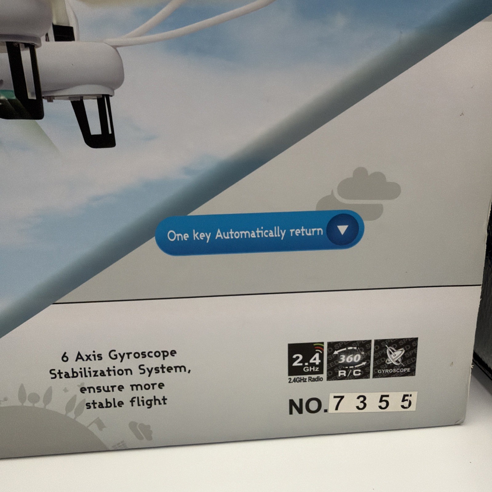 2.4G-4CH Sky Master Quadcopter Remote Control Drone Sky Phantom NEW Open Box
